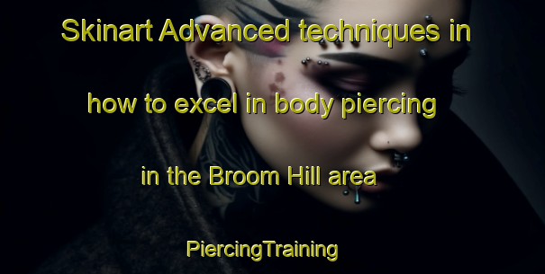 Skinart Advanced techniques in how to excel in body piercing in the Broom Hill area | PiercingTraining | PiercingClasses | SkinartTraining-United Kingdom