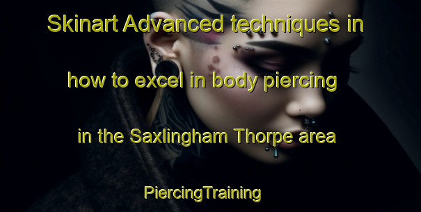 Skinart Advanced techniques in how to excel in body piercing in the Saxlingham Thorpe area | PiercingTraining | PiercingClasses | SkinartTraining-United Kingdom