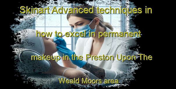 Skinart Advanced techniques in how to excel in permanent makeup in the Preston Upon The Weald Moors area | PermanentmakeupTraining | PermanentmakeupClasses | SkinartTraining-United Kingdom