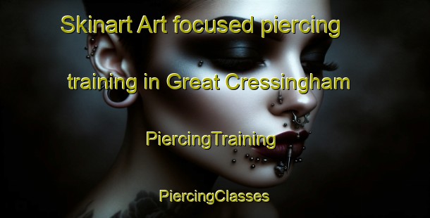 Skinart Art-focused piercing training in Great Cressingham | #PiercingTraining #PiercingClasses #SkinartTraining-United Kingdom