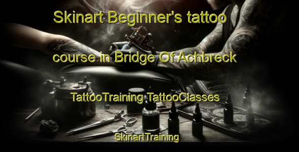 Skinart Beginner's tattoo course in Bridge Of Achbreck | #TattooTraining #TattooClasses #SkinartTraining-United Kingdom