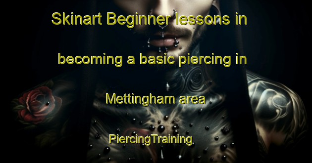 Skinart Beginner lessons in becoming a basic piercing in Mettingham area | PiercingTraining | PiercingClasses | SkinartTraining-United Kingdom