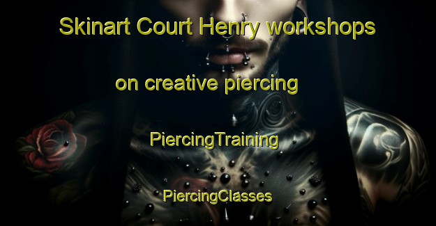 Skinart Court Henry workshops on creative piercing | #PiercingTraining #PiercingClasses #SkinartTraining-United Kingdom