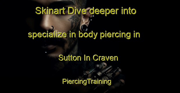 Skinart Dive deeper into specialize in body piercing in Sutton In Craven | PiercingTraining | PiercingClasses | SkinartTraining-United Kingdom