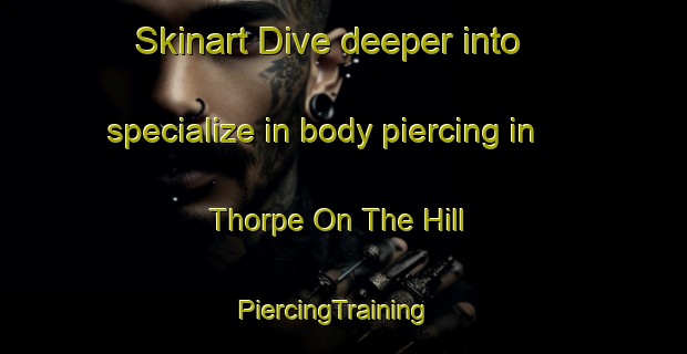 Skinart Dive deeper into specialize in body piercing in Thorpe On The Hill | PiercingTraining | PiercingClasses | SkinartTraining-United Kingdom