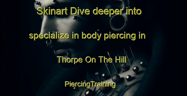 Skinart Dive deeper into specialize in body piercing in Thorpe On The Hill | PiercingTraining | PiercingClasses | SkinartTraining-United Kingdom