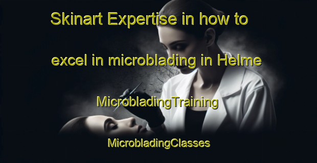 Skinart Expertise in how to excel in microblading in Helme | #MicrobladingTraining #MicrobladingClasses #SkinartTraining-United Kingdom