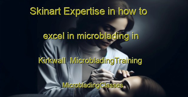 Skinart Expertise in how to excel in microblading in Kirkwall | MicrobladingTraining | MicrobladingClasses | SkinartTraining-United Kingdom
