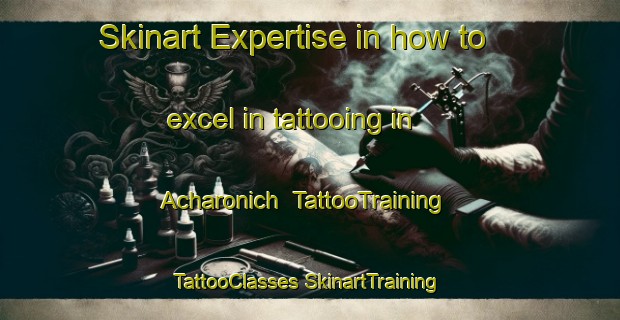 Skinart Expertise in how to excel in tattooing in Acharonich | #TattooTraining #TattooClasses #SkinartTraining-United Kingdom