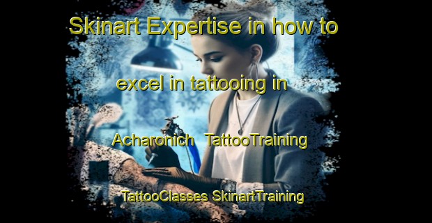 Skinart Expertise in how to excel in tattooing in Acharonich | #TattooTraining #TattooClasses #SkinartTraining-United Kingdom