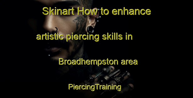 Skinart How to enhance artistic piercing skills in Broadhempston area | #PiercingTraining #PiercingClasses #SkinartTraining-United Kingdom