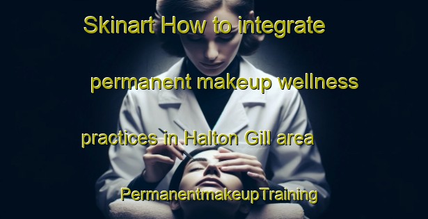 Skinart How to integrate permanent makeup wellness practices in Halton Gill area | PermanentmakeupTraining | PermanentmakeupClasses | SkinartTraining-United Kingdom
