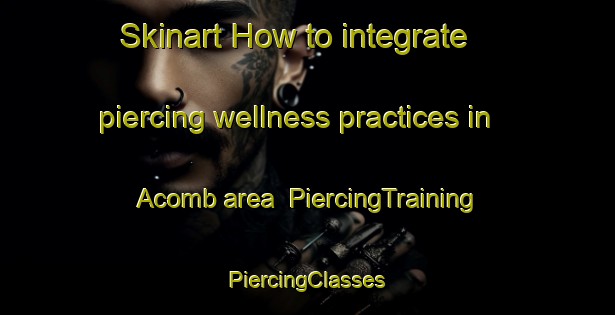 Skinart How to integrate piercing wellness practices in Acomb area | #PiercingTraining #PiercingClasses #SkinartTraining-United Kingdom