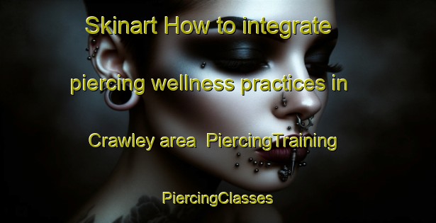 Skinart How to integrate piercing wellness practices in Crawley area | #PiercingTraining #PiercingClasses #SkinartTraining-United Kingdom