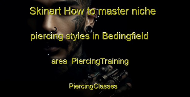 Skinart How to master niche piercing styles in Bedingfield area | PiercingTraining | PiercingClasses | SkinartTraining-United Kingdom