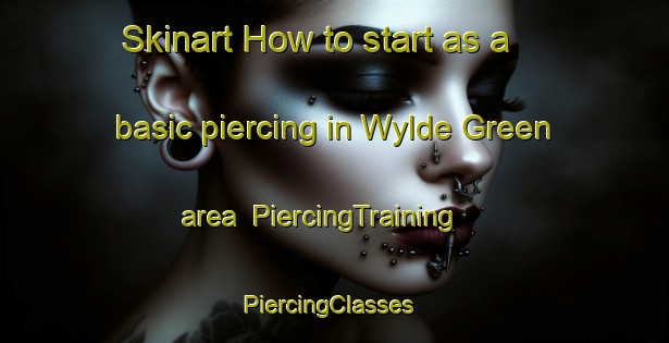 Skinart How to start as a basic piercing in Wylde Green area | PiercingTraining | PiercingClasses | SkinartTraining-United Kingdom