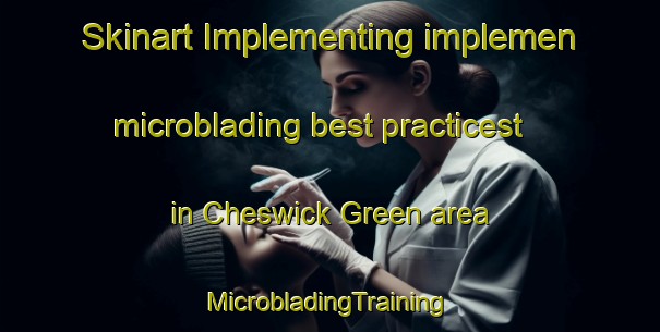 Skinart Implementing implemen microblading best practicest in Cheswick Green area | #MicrobladingTraining #MicrobladingClasses #SkinartTraining-United Kingdom