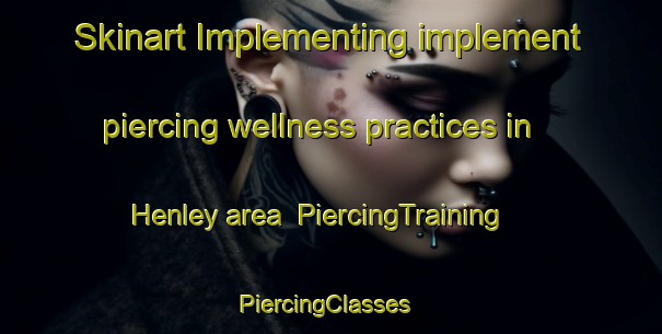 Skinart Implementing implement piercing wellness practices in Henley area | PiercingTraining | PiercingClasses | SkinartTraining-United Kingdom