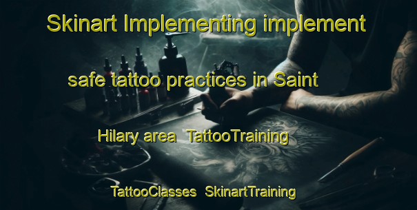 Skinart Implementing implement safe tattoo practices in Saint Hilary area | TattooTraining | TattooClasses | SkinartTraining-United Kingdom