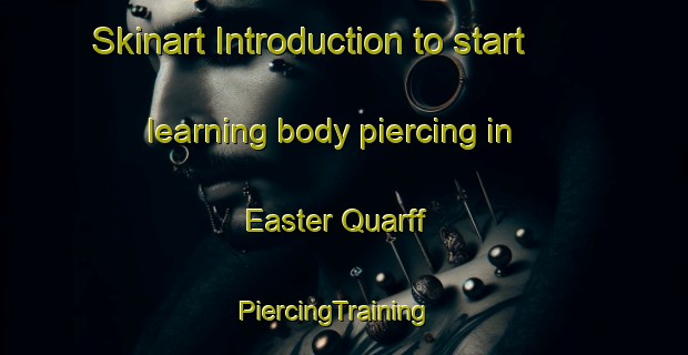 Skinart Introduction to start learning body piercing in Easter Quarff | PiercingTraining | PiercingClasses | SkinartTraining-United Kingdom