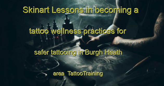 Skinart Lessons in becoming a tattoo wellness practices for safer tattooing in Burgh Heath area | TattooTraining | TattooClasses | SkinartTraining-United Kingdom