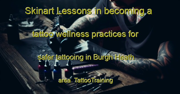 Skinart Lessons in becoming a tattoo wellness practices for safer tattooing in Burgh Heath area | TattooTraining | TattooClasses | SkinartTraining-United Kingdom