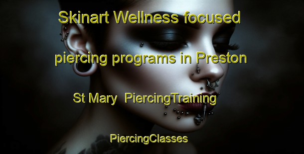 Skinart Wellness-focused piercing programs in Preston St Mary | PiercingTraining | PiercingClasses | SkinartTraining-United Kingdom